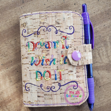 Dream It Wish It Do It Small Notebook Cover ITH