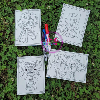 Father's Day Dry Erase Card Set ITH