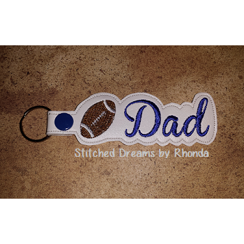 Football Dad Key Fob ITH