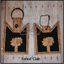 Warrior Clans Forest Clan SnapIt-Taglet Set ITH