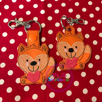 Foxy Love Valentine SnapIt-Taglet Set