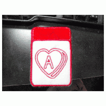 Gift Card Holder w/Heart Alpha ITH