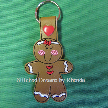 Gingerbread Girl ITH Snap It