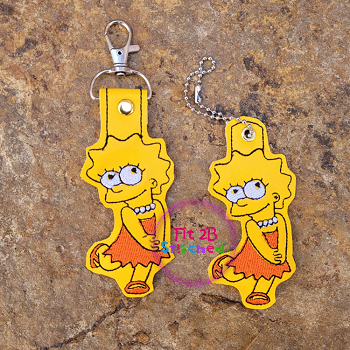 Girl Simpson SnapIt Taglet Set ITH