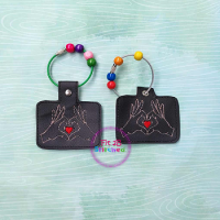Give Love SnapIt - Taglet Set ITH