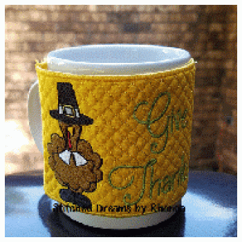 Give Thanks Mug Cozy ITH