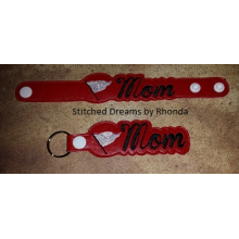 Guard Mom Snap Bracelet-Key Fob Set ITH