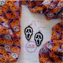 Halloween Ghoul FSL Earring Set ITH