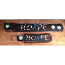 Hope Snap Bracelet-Key Fob Set ITH