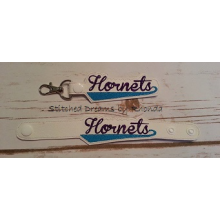 Hornets Snap Bracelet-Key Fob Set ITH