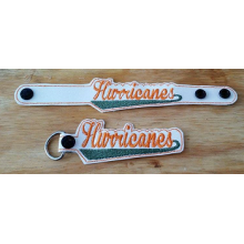 Hurricanes Snap Bracelet-Key Fob Set ITH