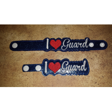 I Love Guard Snap Bracelet-Key Fob Set ITH