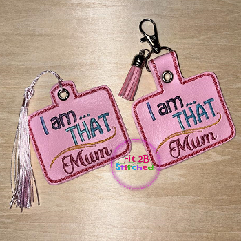 I Am That Mum SnapIt-Taglet Set ITH