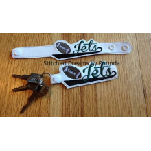 Jets Snap Bracelet-Key Fob Set ITH