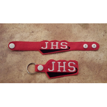 JHS Snap Bracelet-Key Fob Set ITH