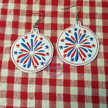 July 4th ITH Earring Set