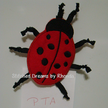 Ladybug Memo Clip ITH 