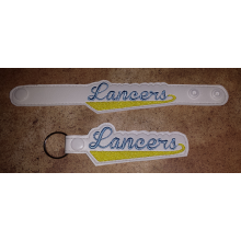 Lancers Snap Bracelet-Key Fob Set ITH