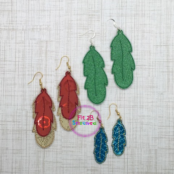 Leaf 2 ITH Earring Set