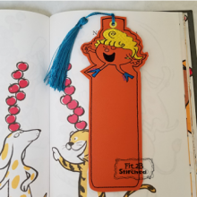 Lil Miss Fabulous Bookmark ITH