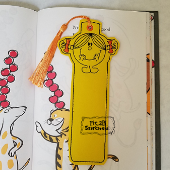 Lil Miss Sunshine Bookmark ITH