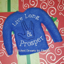 Live Long and Prosper Elf Shirt