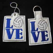 Love VolleyBall ITH SnapIt–Taglet Set