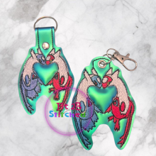 Lovebirds Poke SnapIt - Taglet Set ITH