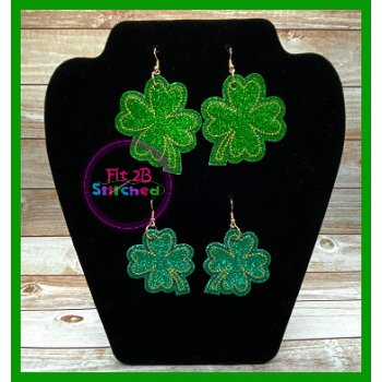 Luck Shamrock Earring Set ITH