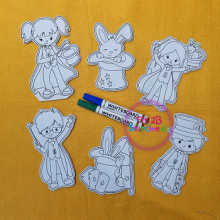 Magician Boy & Girl Dry Erase Coloring Set ITH