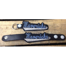 Mavericks Snap Bracelet-Key Fob Set ITH