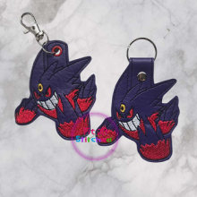 Mega Purple Ghost Poke SnapIt - Taglet Set ITH