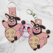 Milk Cow Poke SnapIt - Taglet Set ITH