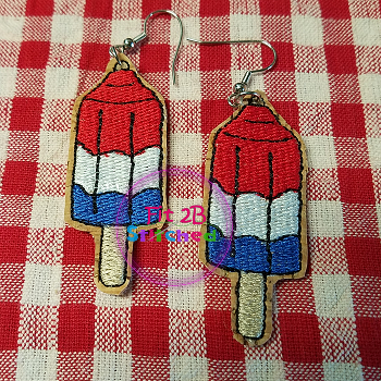 Missile Pop July 4th Earring Set