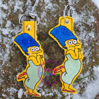 Mom Simpson SnapIt Taglet Set ITH