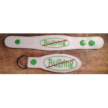 No Bullying Bracelet-Key Fob Set ITH