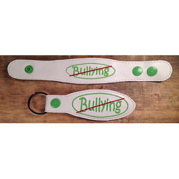 No Bullying Bracelet-Key Fob Set ITH