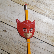 Owlet Bird Mask Pencil Pal ITH
