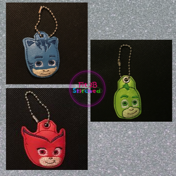 Pajama Mask Heroes ITH Zip It Charm Set