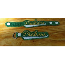 Packers Snap Bracelet-Key Fob Set ITH