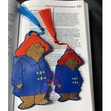 Paddington Bear Bookmark ITH in 2 sizes.