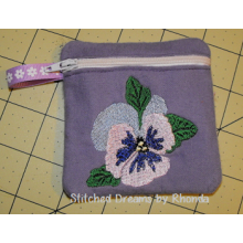 Pansy Coin Purse ITH