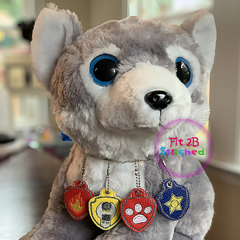 Paw Pups ITH Zip It Charm Set 1