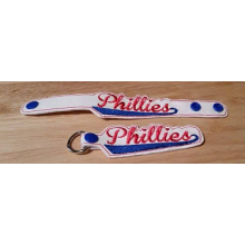 Phillies Snap Bracelet-Key Fob Set ITH