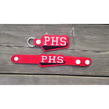 PHS Snap Bracelet-Key Fob Set ITH