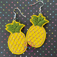 Pineapple ITH Earring Set