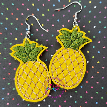 Pineapple ITH Earring Set