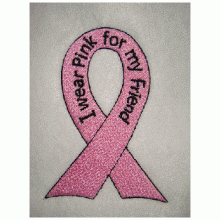 Pink Ribbon with Phrases