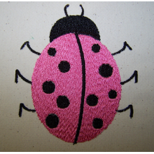 Pink Ladybug Single 4x4
