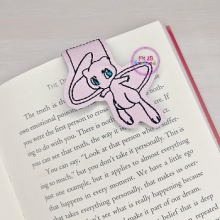 Pink Pyschic Poke Magnetic Bookmark ITH